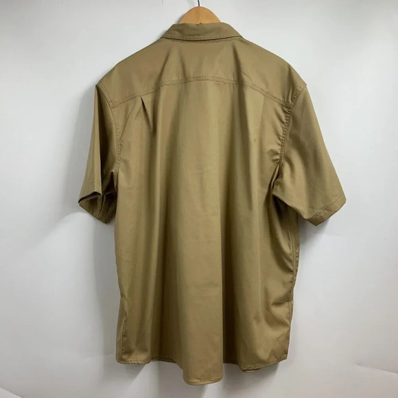 Carhartt Men's Rugged Flex Relaxed Fit Branded FBM Button Up Short Sleeve SZ 2XL - Picture 2 of 12